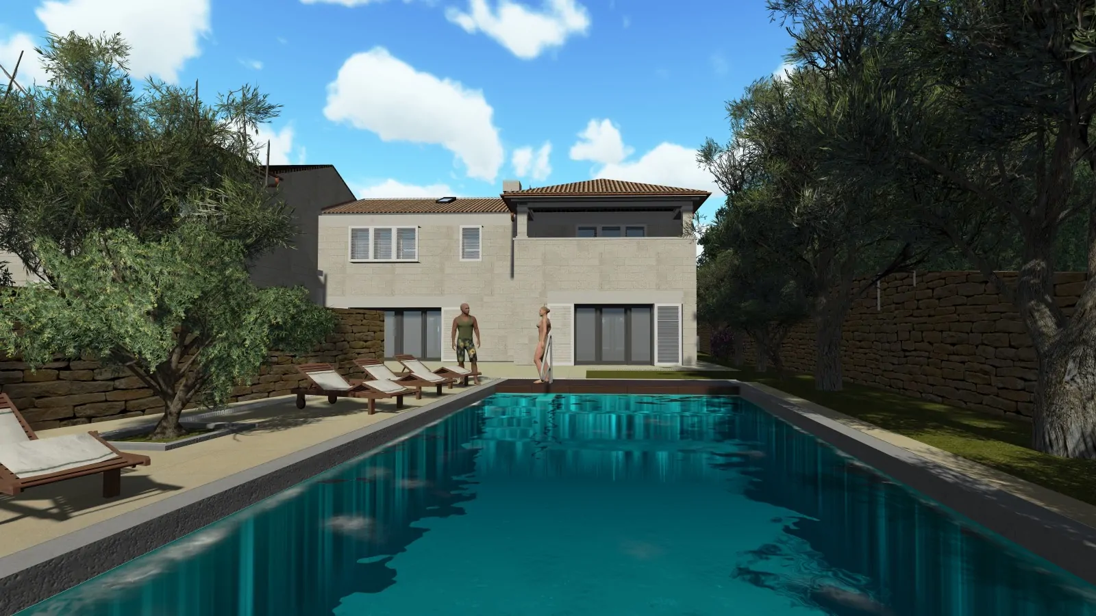 Dvojna stambena građevina Cavtat – lamela A i B